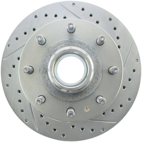 Stoptech - StopTech Select Sport Drilled and Slotted Brake Rotor Front Left 227.65026L