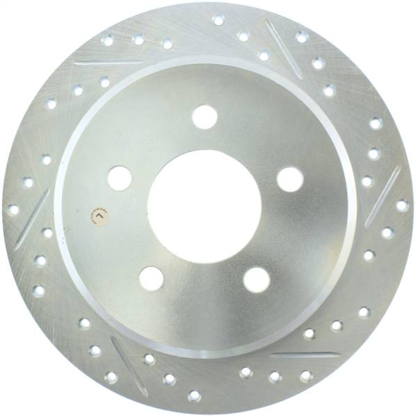 Stoptech - StopTech Select Sport Drilled and Slotted Brake Rotor Rear Left 227.65052L