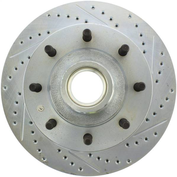 Stoptech - StopTech Select Sport Drilled and Slotted Brake Rotor Front Left 227.65073L