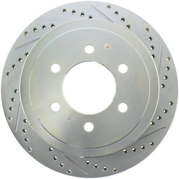 Stoptech - StopTech Select Sport Drilled and Slotted Brake Rotor Rear Left 227.65102L