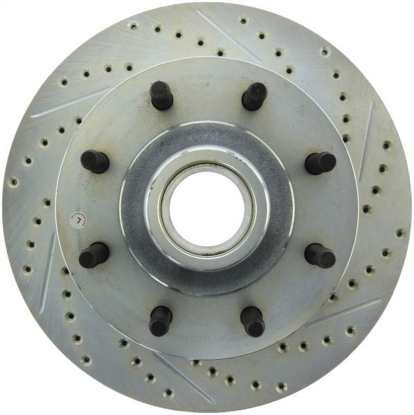 Stoptech - StopTech Select Sport Drilled and Slotted Brake Rotor Front Left 227.65104L