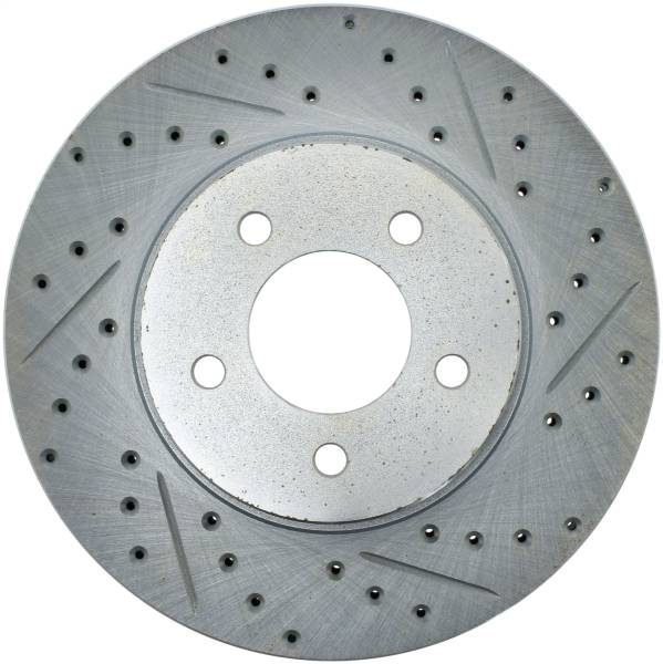Stoptech - StopTech Select Sport Drilled and Slotted Brake Rotor Front Left 227.65107L