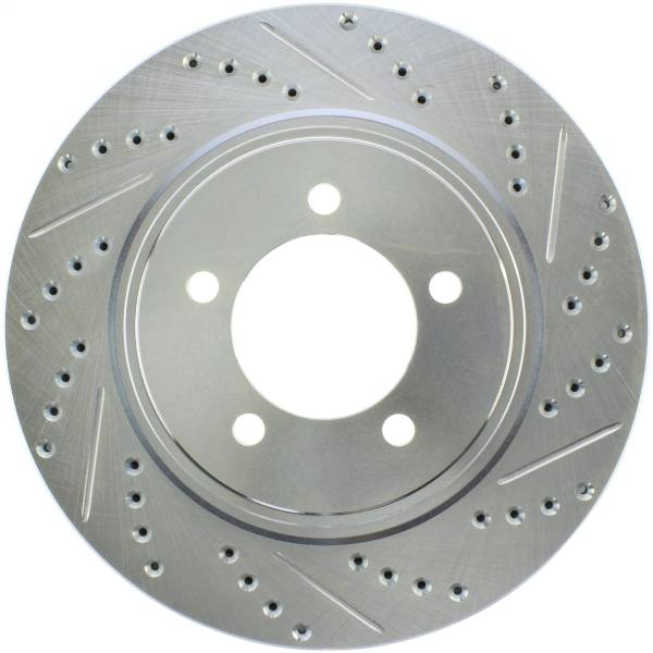 Stoptech - StopTech Select Sport Drilled and Slotted Brake Rotor Front Left 227.65118L