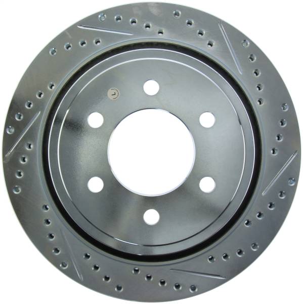 Stoptech - StopTech Select Sport Drilled and Slotted Brake Rotor Rear Left 227.65135L