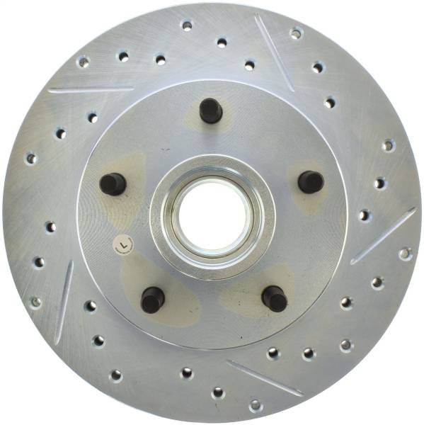 Stoptech - StopTech Select Sport Drilled and Slotted Brake Rotor Front Left 227.66017L