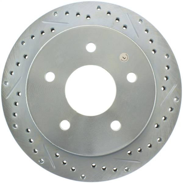 Stoptech - StopTech Select Sport Drilled and Slotted Brake Rotor Rear Left 227.66036L