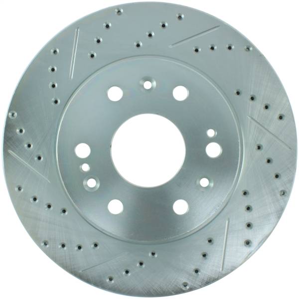 Stoptech - StopTech Select Sport 07-11 GM Silverado 1500 Slotted and Drilled Right Front Rotor - 227.66057R
