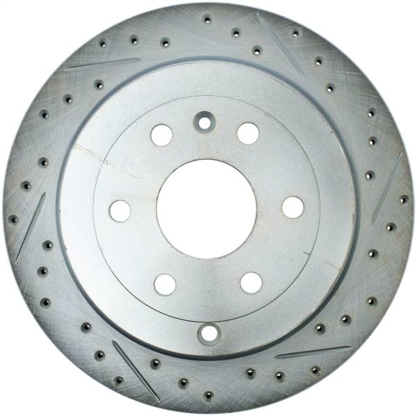 Stoptech - StopTech Select Sport Drilled and Slotted Brake Rotor Rear Left 227.66070L