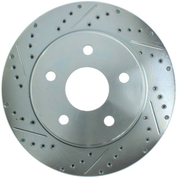 Stoptech - StopTech Select Sport 04-09 Dodge Durango / 02-05 Ram 1500 Slotted and Drilled Right Front Rotor - 227.67053R