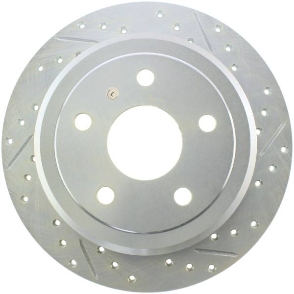 Stoptech - StopTech Select Sport Drilled and Slotted Brake Rotor Rear Left 227.67067L