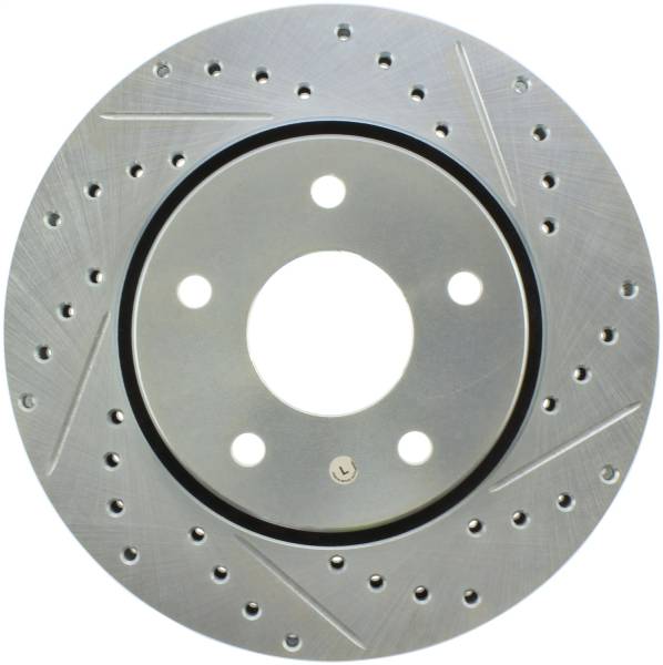 Stoptech - StopTech Select Sport Drilled and Slotted Brake Rotor Front Left 227.67069L
