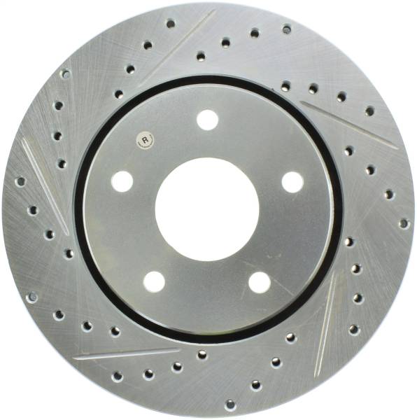 Stoptech - StopTech Select Sport Drilled and Slotted Brake Rotor Front Right 227.67069R
