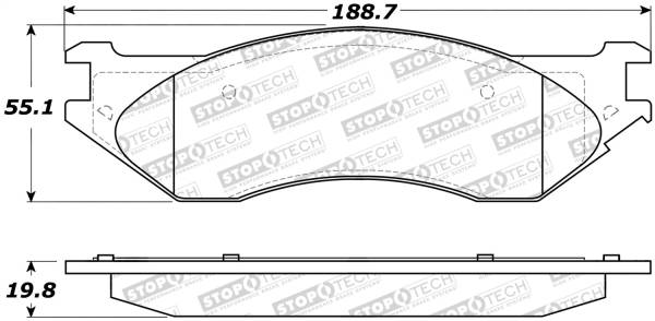 Stoptech - StopTech Street Brake Pads - 308.07022