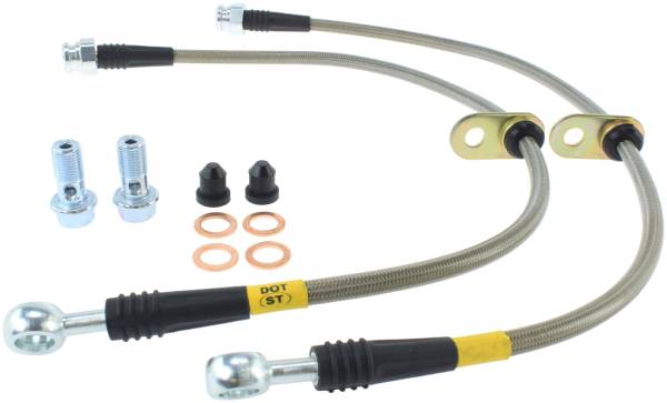 Stoptech - StopTech 07-13 Acura MDX Front SS Brake Lines - 950.40015