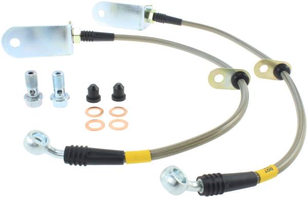 Stoptech - StopTech 06-09 Honda Civic EX Rear SS Brake Lines - 950.40511