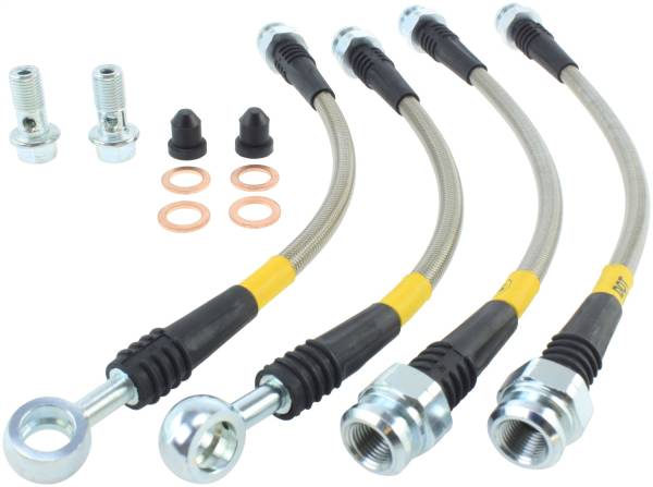 Stoptech - StopTech 07-13 Acura MDX Rear SS Brake Lines - 950.40513
