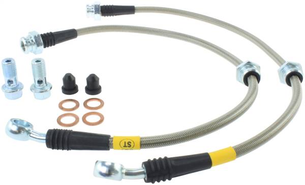 Stoptech - StopTech 00-06 Nissan Sentra Stainless Steel Front Brake Lines - 950.42007