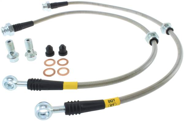 Stoptech - StopTech 00-06 Nissan Sentra SE-R Stainless Steel Rear Brake Lines - 950.42505