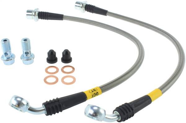 Stoptech - StopTech 06-08 Lexus IS350 / 06 GS300/GS430 Stainless Steel Front Brake Lines - 950.44003