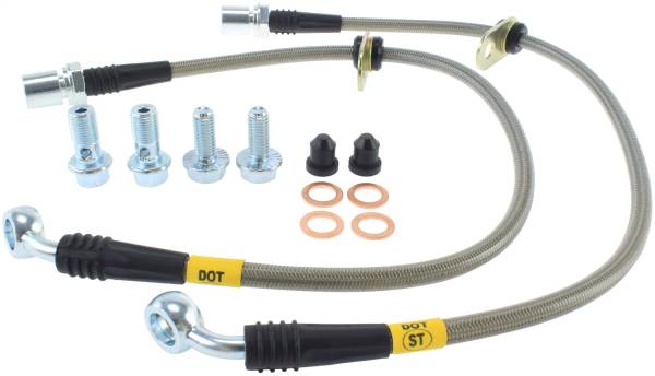 Stoptech - StopTech Stainless Steel Front Brake lines for 93-98 Supra - 950.44008
