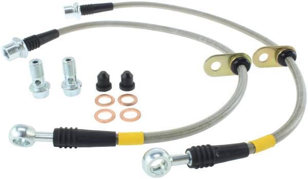 Stoptech - StopTech 04-06 Scion xB Stainless Steel Front Brake Lines - 950.44011