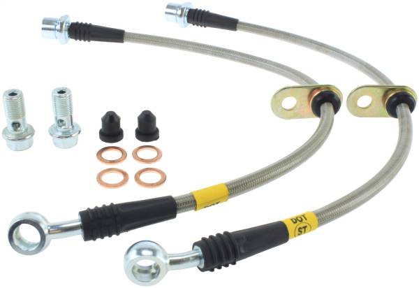 Stoptech - StopTech 00-05 Toyota MR2 Spyder Front Stainless Steel Brake Lines - 950.44012