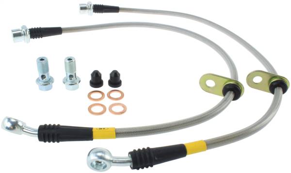 Stoptech - StopTech Stainless Steel Front Brake lines for 95-04 Toyota Tacoma - 950.44014