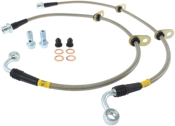 Stoptech - StopTech Stainless Steel Brake Line Kit - Front - 950.44022