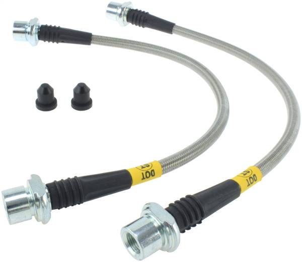 Stoptech - StopTech 08-12 Toyota Sequoia/07-12 Tundra Front Stainless Steel Brake Lines - 950.44023