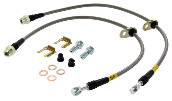 Stoptech - StopTech 13 Scion FR-S / 13 Subaru BRZ Front Stainless Steel Brake Lines - 950.44034