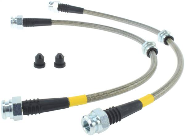 Stoptech - StopTech Stainless Steel Front Brake lines for 07-09 Mazda 3 - 950.45001