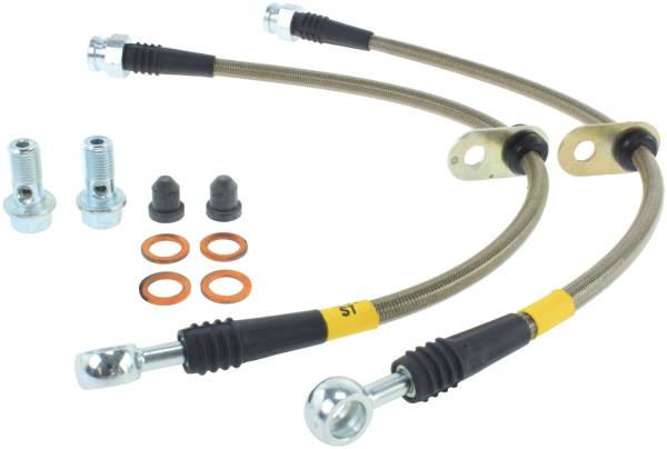 Stoptech - StopTech Stainless Steel Brake Line Kit - Front - 950.45009
