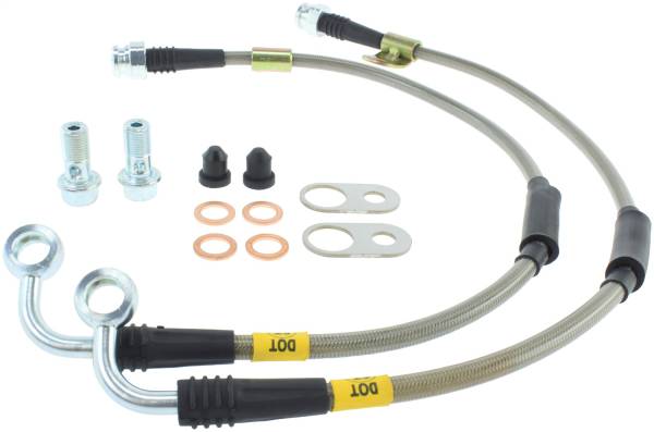 Stoptech - StopTech 2016 Mazda Miata Stainless Steel Front Brake Lines - 950.45011