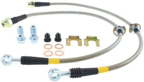 Stoptech - StopTech 93-01 Impreza Stainless Steel Front Brake Lines - 950.47003