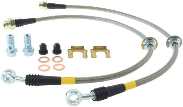 Stoptech - StopTech 02-07 WRX Stainless Steel Rear Brake Lines - 950.47501