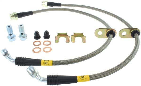 Stoptech - StopTech 08-09 WRX Stainless Steel Rear Brake Lines - 950.47507