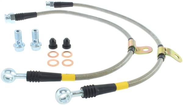 Stoptech - StopTech 10 Hyundai Genesis Front Stainless Steel Brake Lines - 950.51001