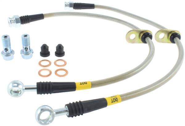 Stoptech - StopTech 07-09 Ford Edge / 07-09 Lincoln MKX Stainless Steel Front Brake Lines - 950.61009