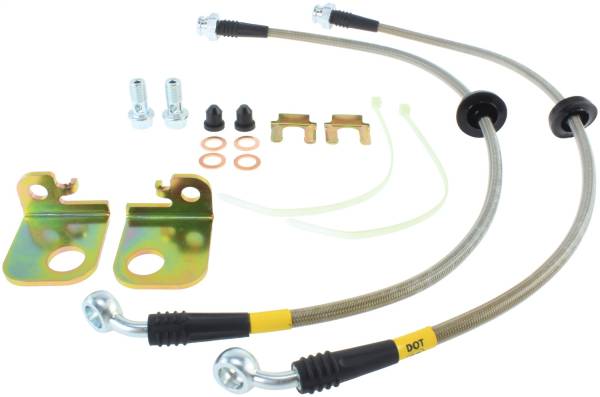 Stoptech - StopTech 04-06 Pontiac GTO Stainless Steel Front Brake Line Kit - 950.62004