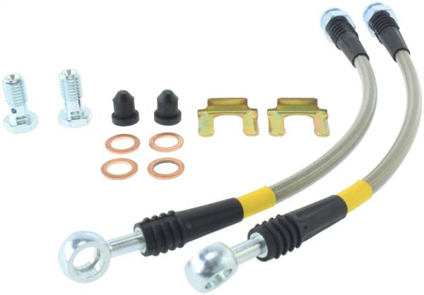 Stoptech - StopTech 12-16 Dodge Charger Stainless Steel Rear Brake Lines - 950.62502