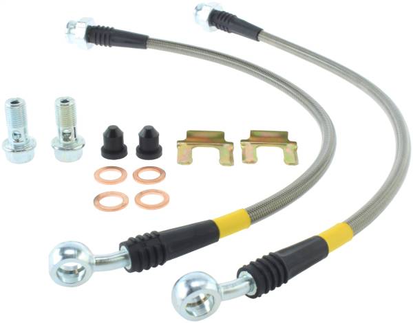 Stoptech - StopTech 06-09 Pontiac Solstice Stainless Steel Rear Brake Line Kit - 950.62505