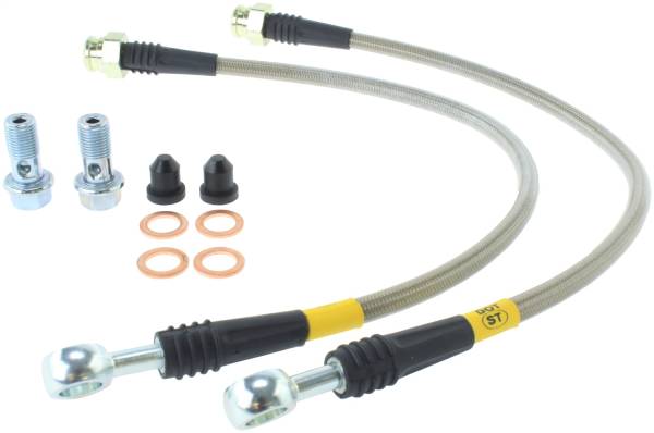 Stoptech - StopTech 06-10 Chevrolet Corvette Z06 Stainless Steel Rear Brake Lines - 950.62507