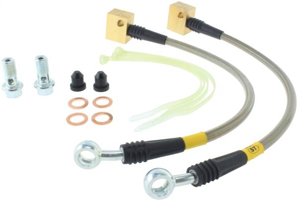 Stoptech - StopTech 06-09 Chevy Trailblazer Stainless Steel Rear Brake Lines - 950.62508