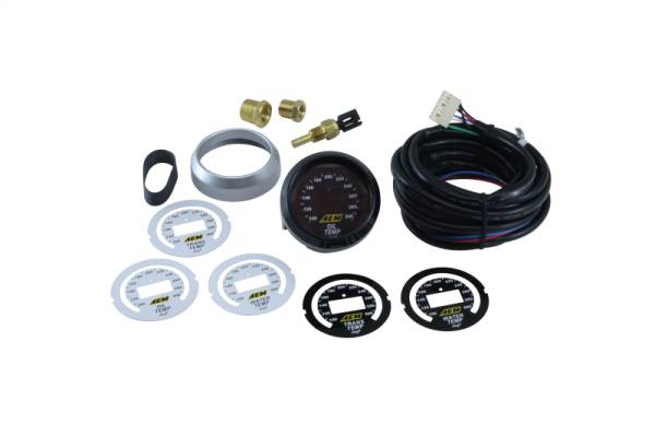 AEM - AEM 52mm Temperature (Transmission / Oil / Water) Digital Gauge - 30-4402
