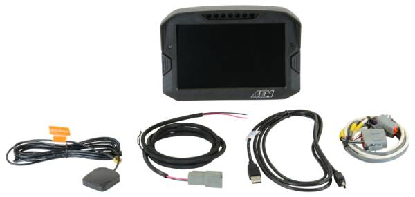 AEM - AEM CD-7 Non Logging GPS Enabled Race Dash Carbon Fiber Digital Display w/o VDM (CAN Input Only) - 30-5702