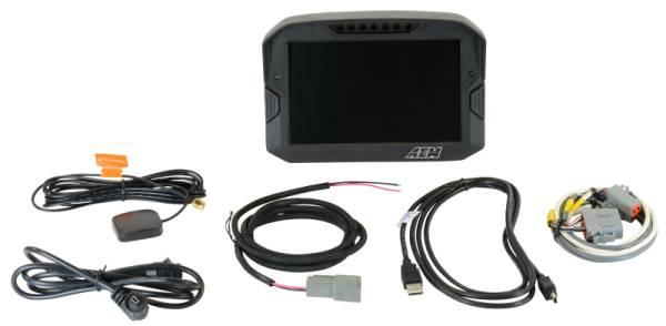 AEM - AEM CD-7 Logging GPS Enabled Race Dash Carbon Fiber Digital Display w/o VDM (CAN Input Only) - 30-5703