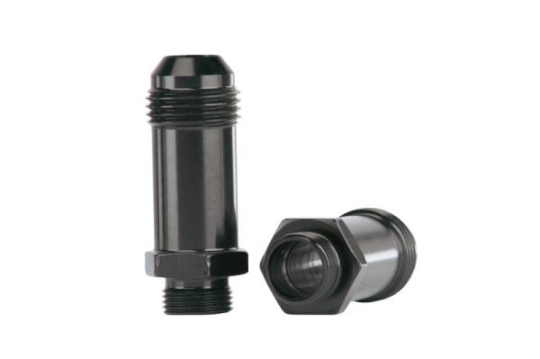 Aeromotive - Aeromotive Demon Carb AN-08 to 9/16in x 24 Thread Float Bowl Fitting - Extended - 15208