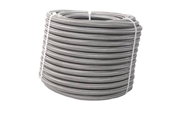 Aeromotive - Aeromotive PTFE SS Braided Fuel Hose - AN-08 x 12ft - 15306