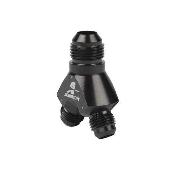 Aeromotive - Aeromotive Y-Block - AN-08 - 2x AN-06 - 15673