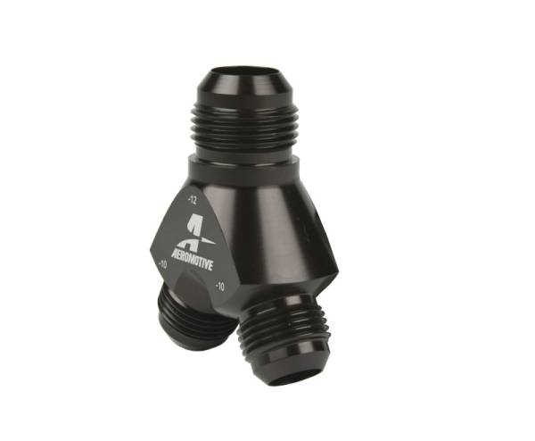 Aeromotive - Aeromotive Y-Block - AN-12 - 2x AN-10 - 15678